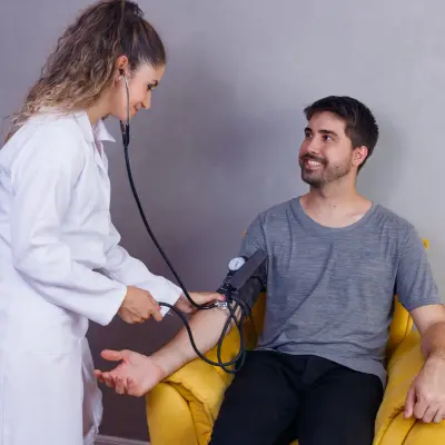 Enfermeira e Paciente